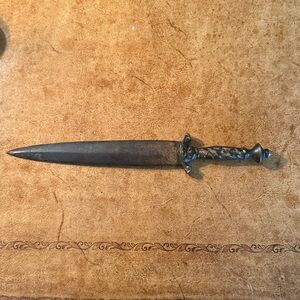Antique Bronze Letter Opener Denmark
